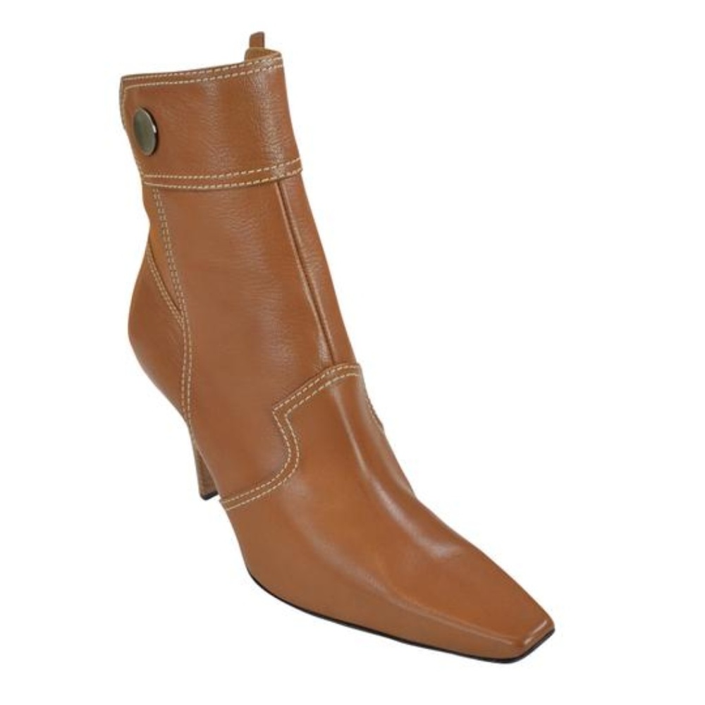 Tod's Walnut St. Valetto Zip High Boots/Booties - Picture 2 of 6